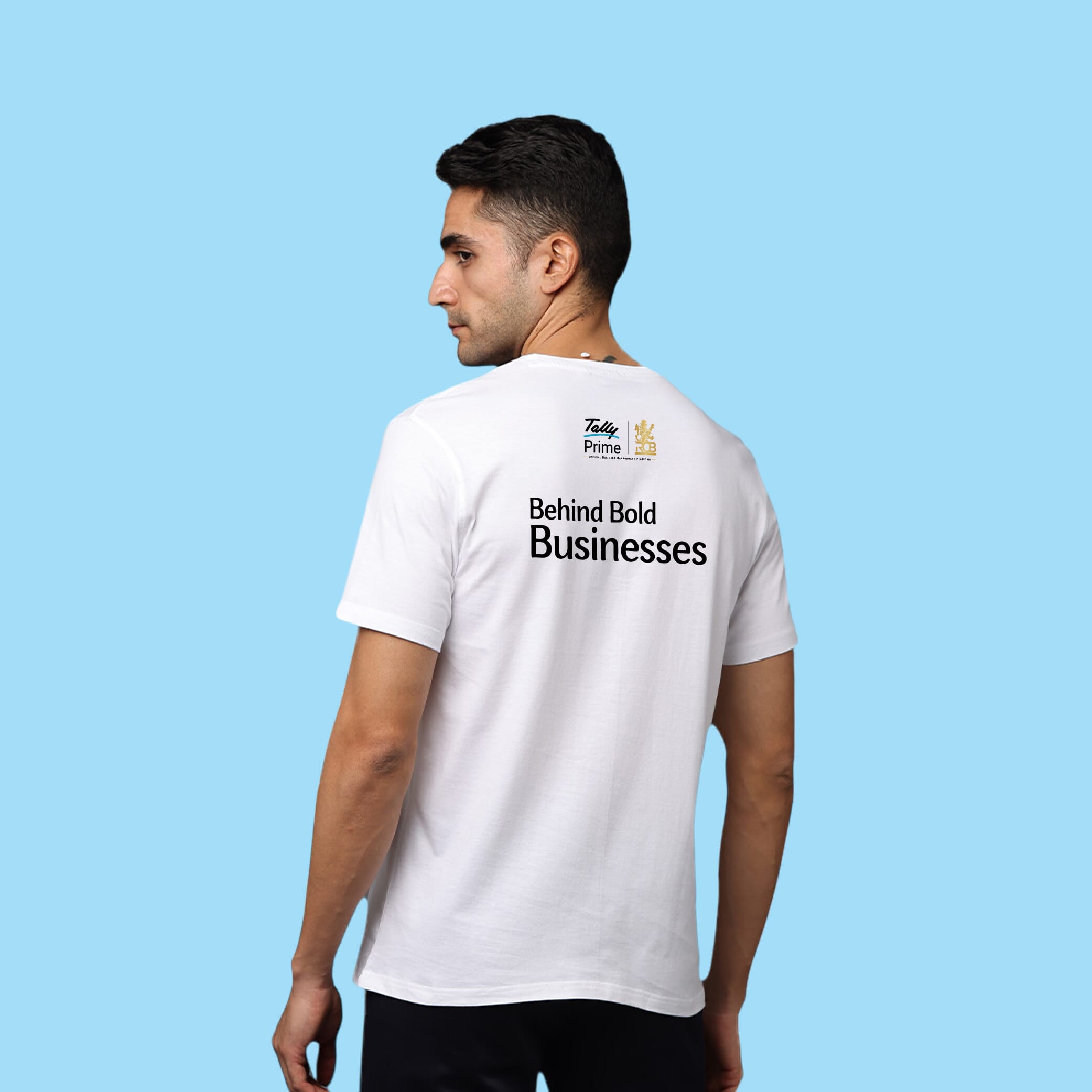 Greys&Blues Pima Round neck T-Shirt-White